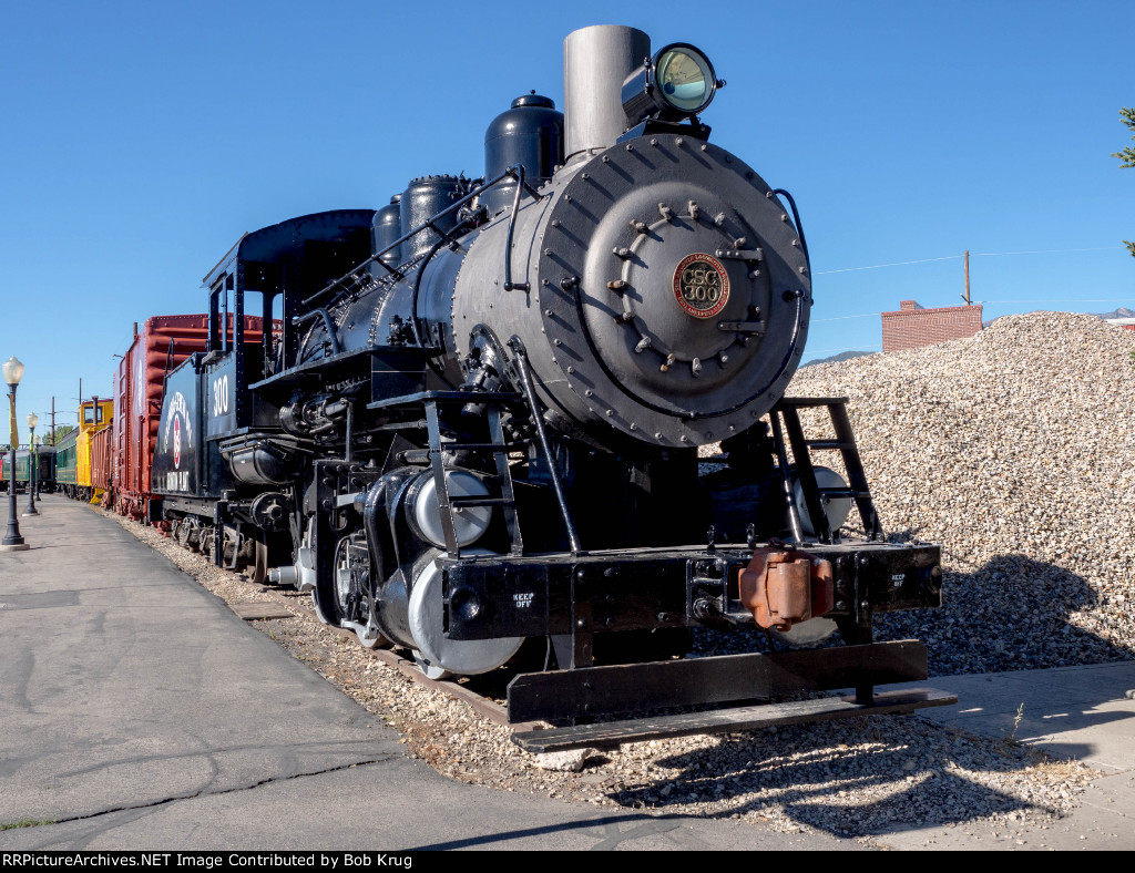 CSC 300 on static display at Heber City depot